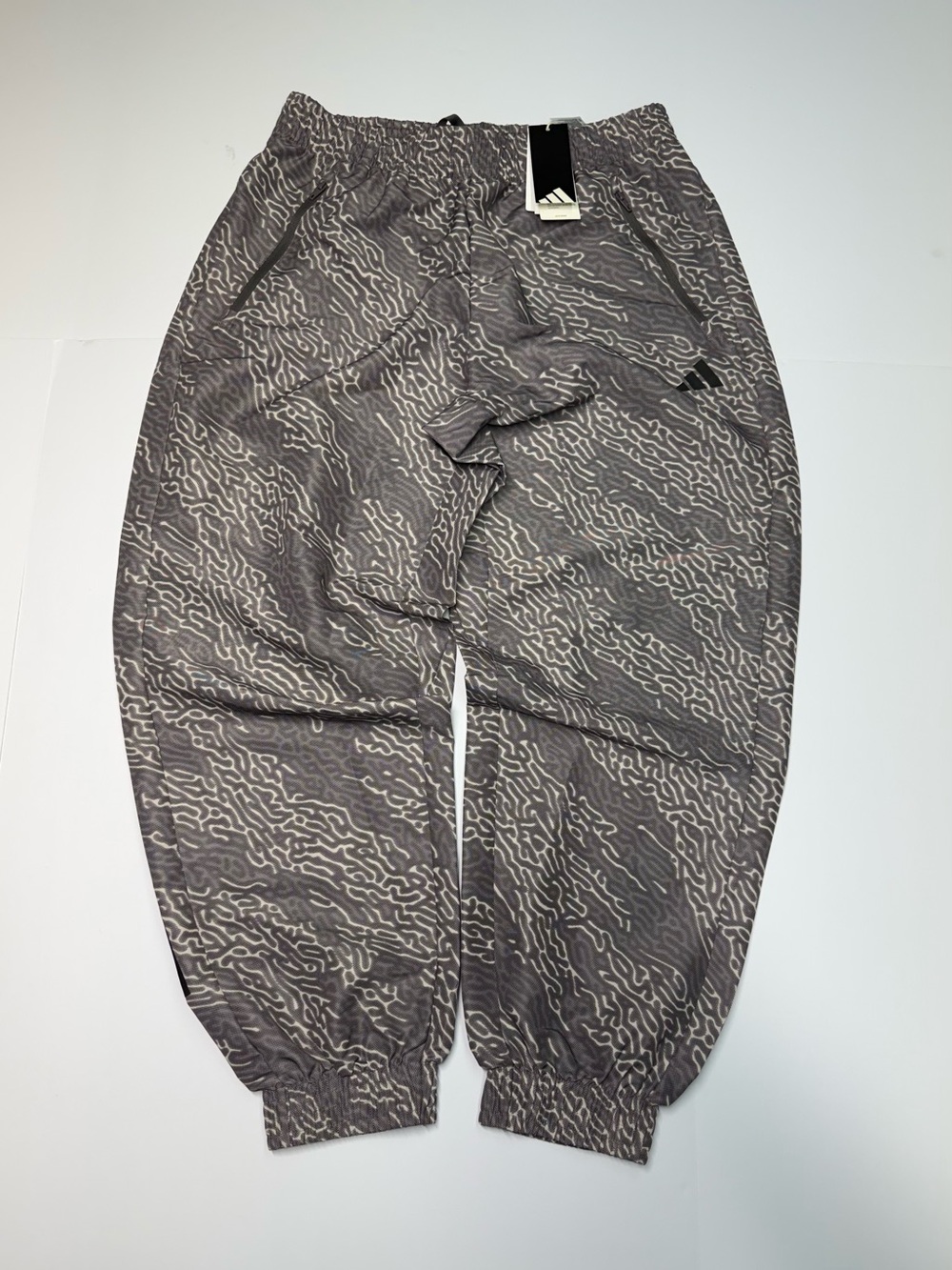 adidas Power AOP Pant  Training Pants Mens Size L   KD0393 Wonder Alumina NWT